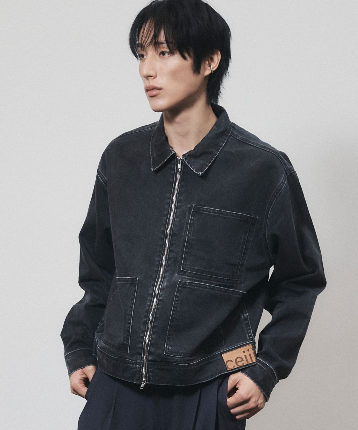쎄이(CEIII) 스탠다드 다잉 워크 자켓 블랙