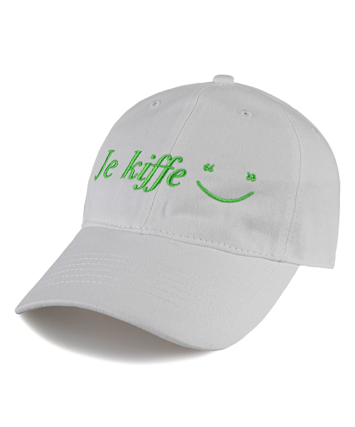 키페(KIFFER) Je Kiffe Smile Ball cap-washing white