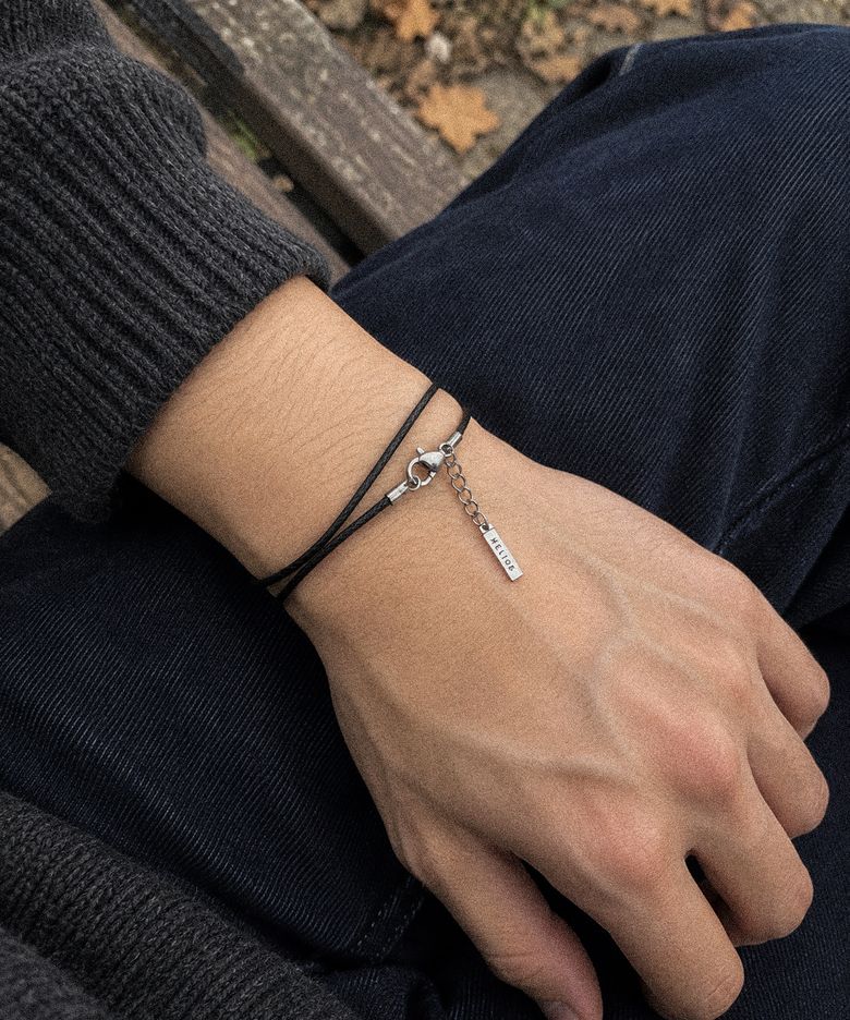 LINK BRACELET #5 [BLACK]