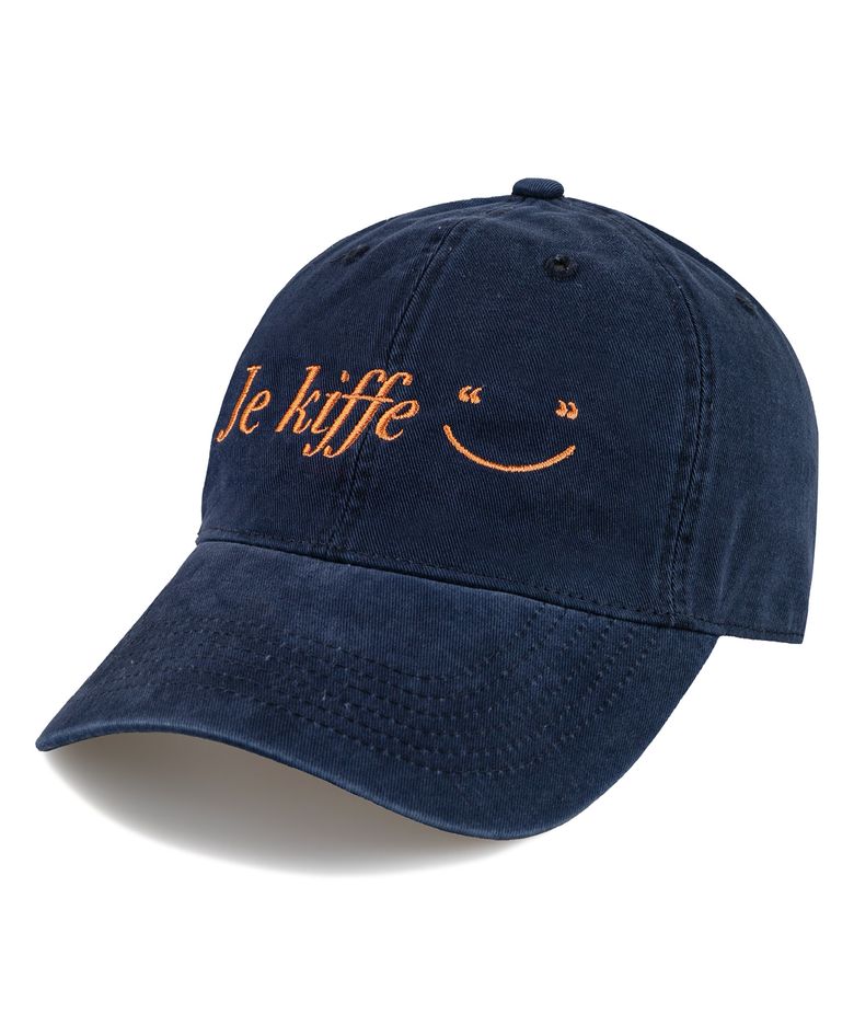 Je Kiffe Smile Ball cap-cation navy