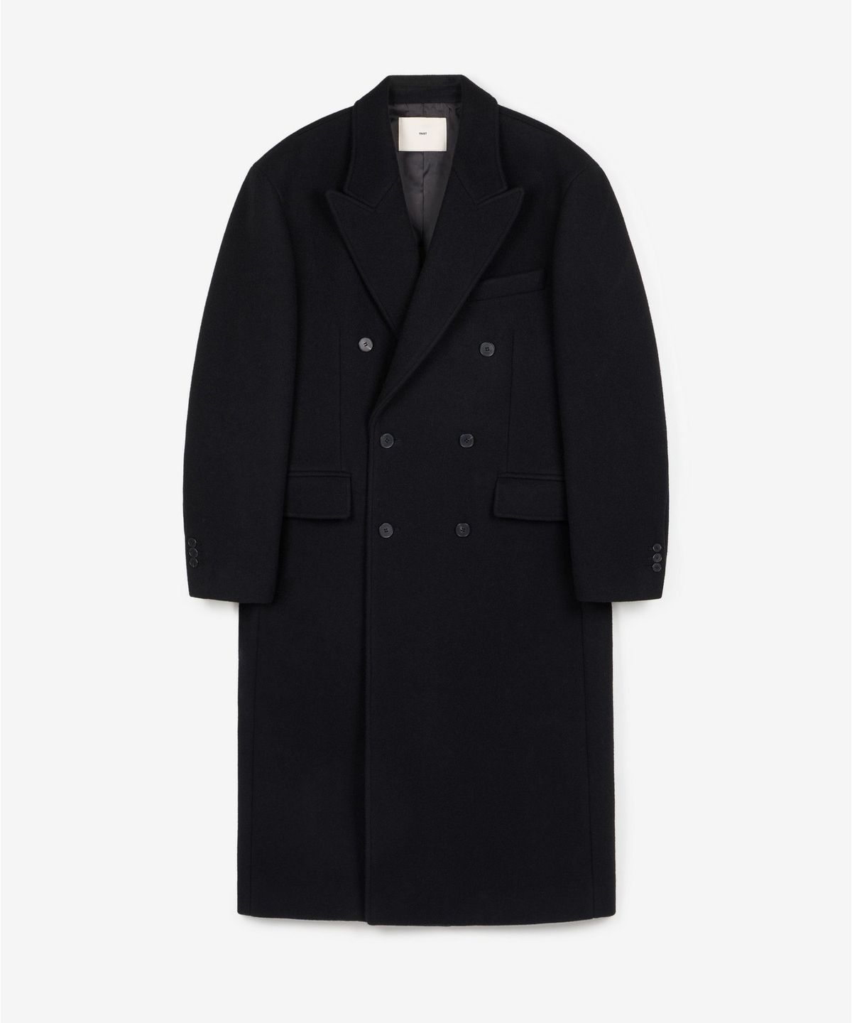 티엔지티 우먼(TNGT WOMAN) W Oversized Tailored Double Coat (Black) TNCO6F102BK