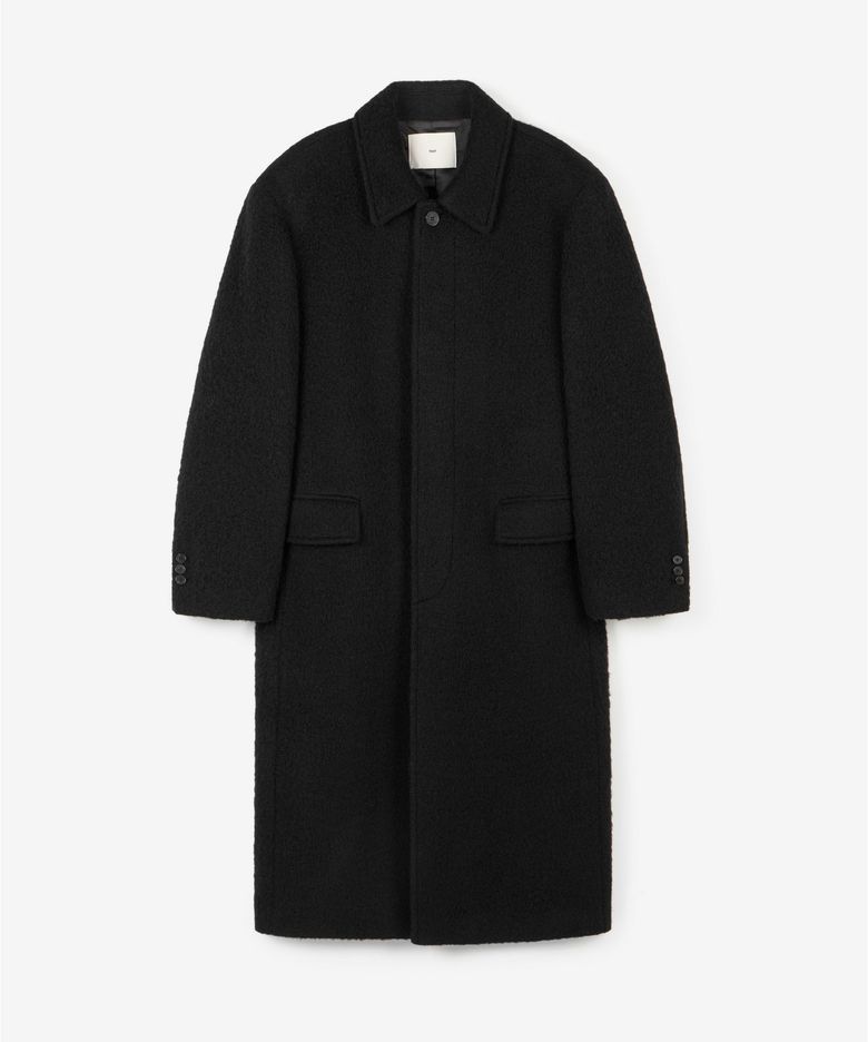 W Oversized Alpaca Mac Coat (Black) TNCO6F101BK
