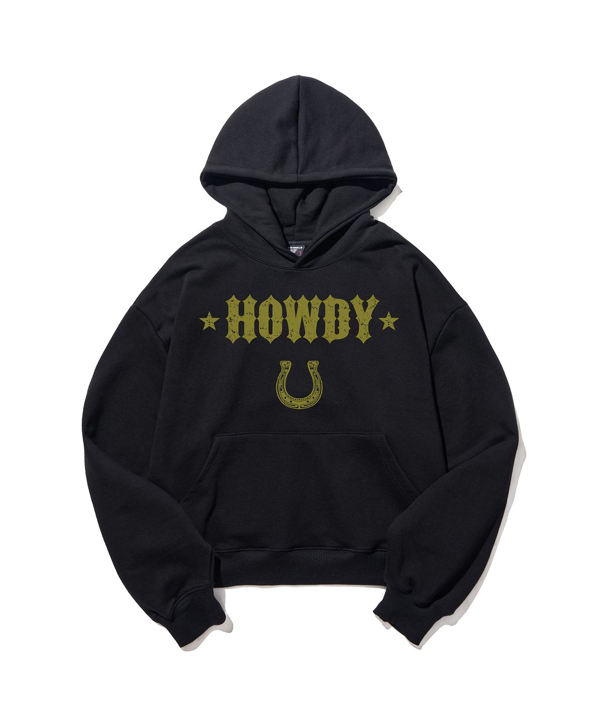 드로우시(DROWSY) DW HOWDY 크롭 후드티셔츠 2Color
