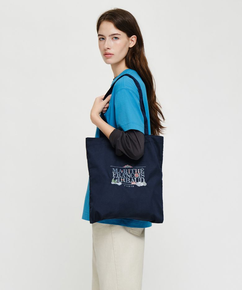 SEOUL EXCLUSIVE CLASSIC ECO BAG navy