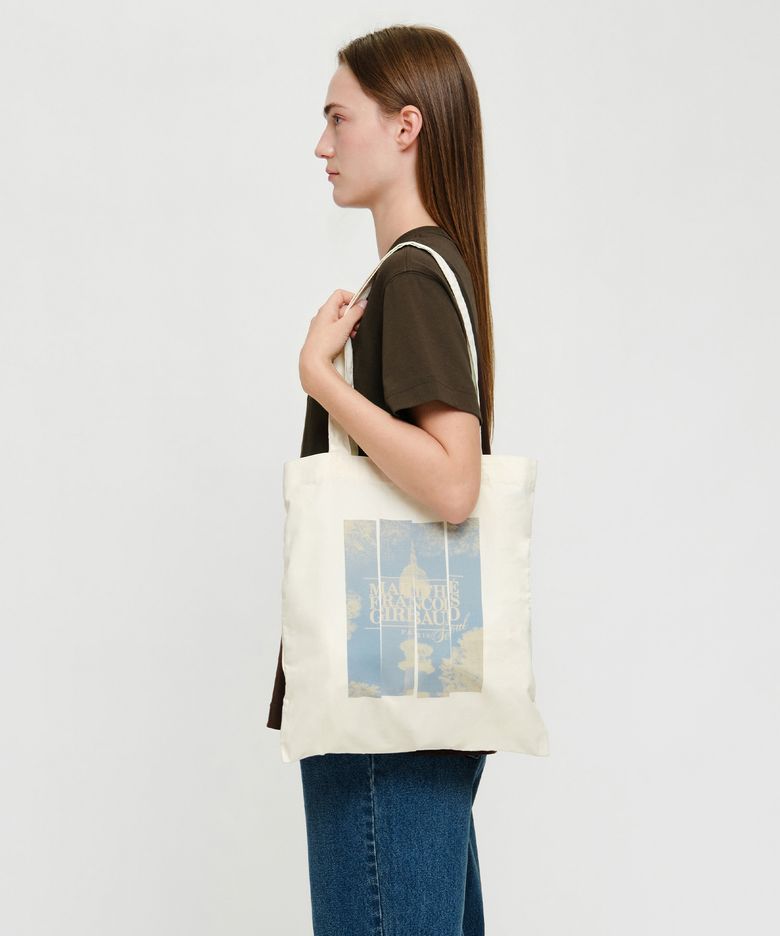 SEOUL EXCLUSIVE GRAPHIC ECO BAG ivory