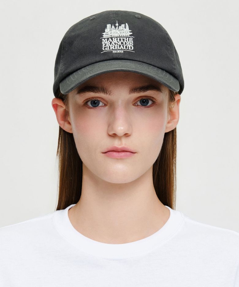 SEOUL EXCLUSIVE CLASSIC LOGO CAP charcoal