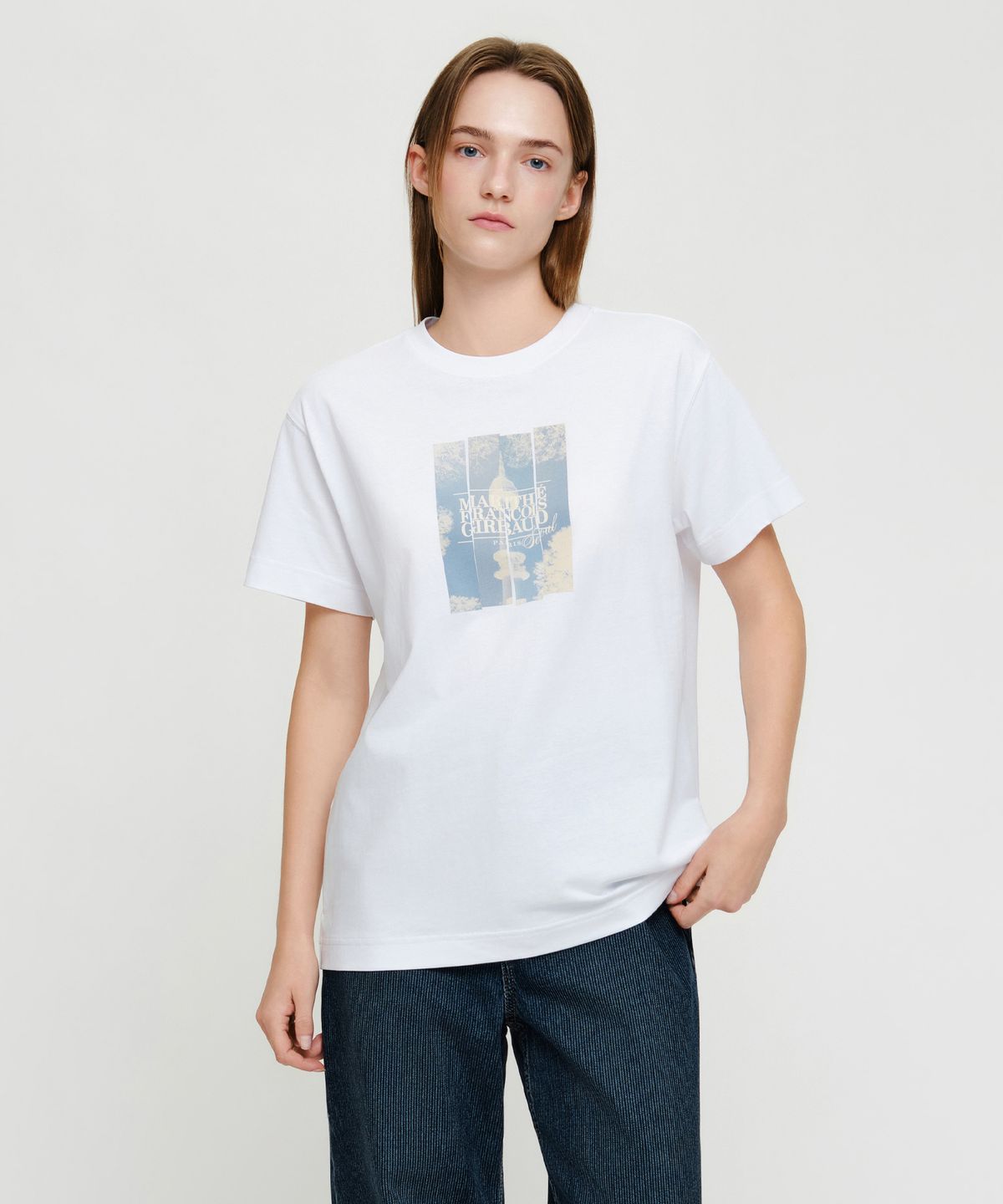 마리떼 프랑소와 저버(MARITHÉ + FRANҪOIS GIRBAUD) SEOUL EXCLUSIVE GRAPHIC TEE white