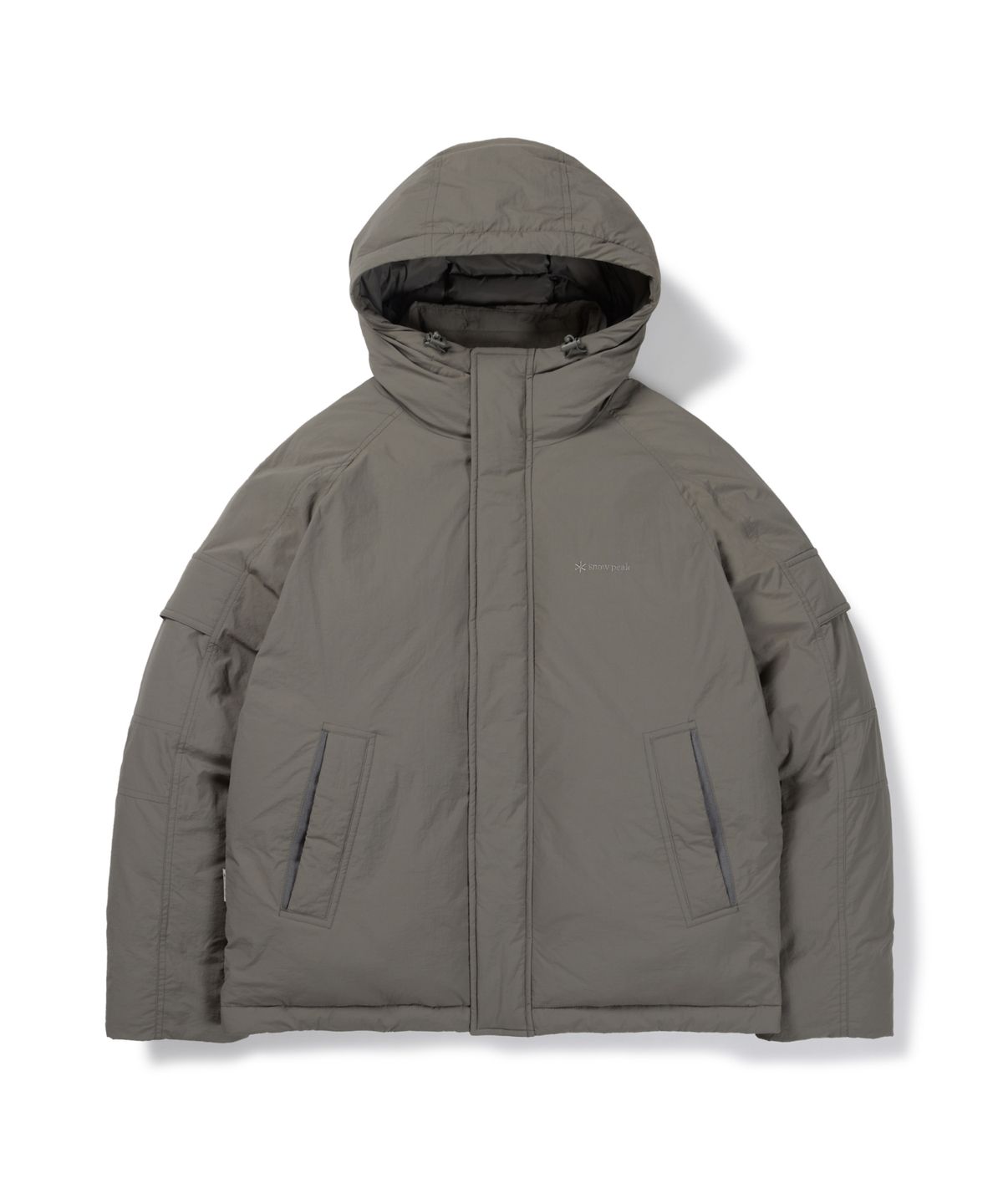 스노우피크 어패럴(SNOWPEAK APPAREL) 시티캠퍼 유틸리티 후드 다운 자켓 (S26WMGDJ68) Dark Khaki