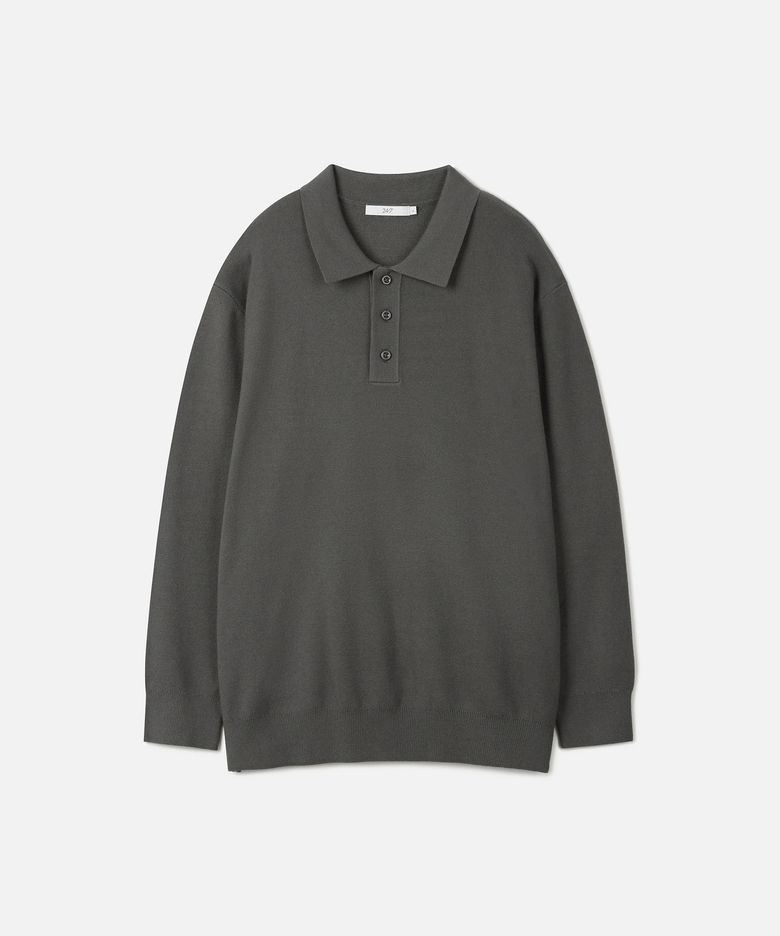 폴로 칼라 스웨터 KHAKI