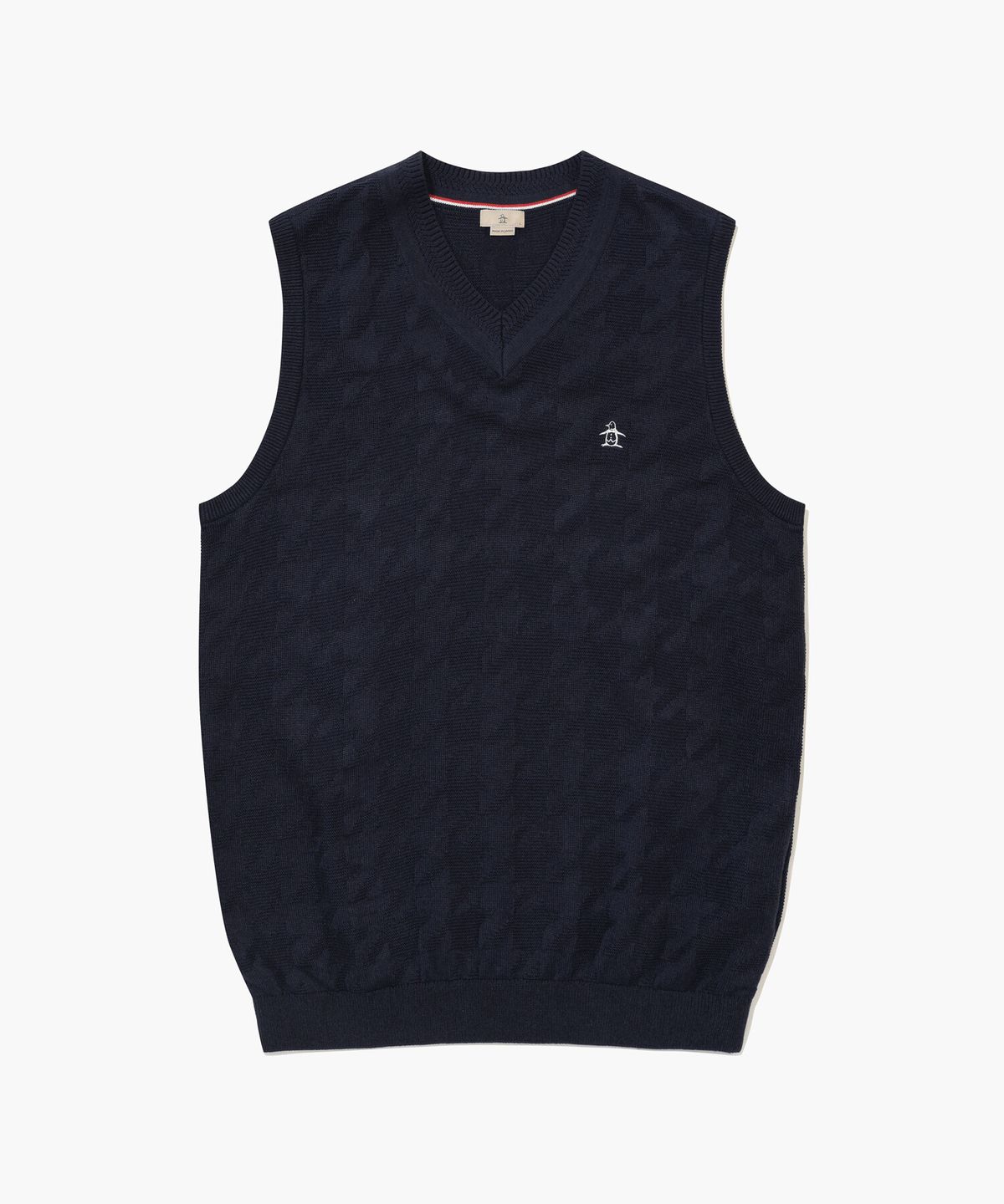 먼싱웨어(MUNSINGWEAR) 남성 조직감 니트 베스트 네이비 MR311MKV91