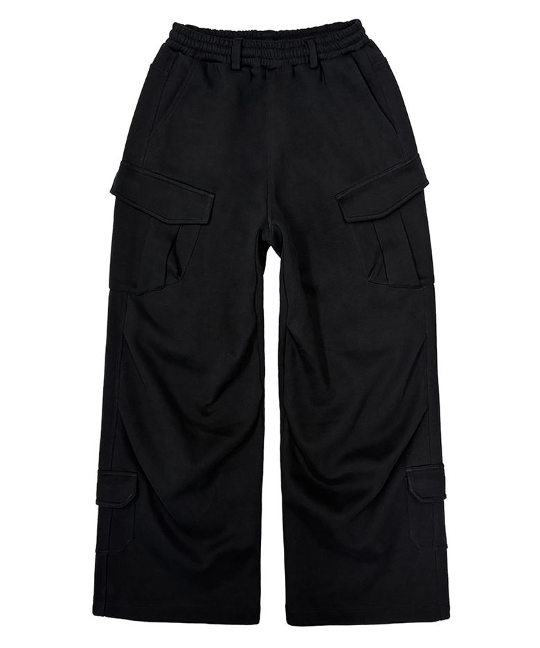 Wide Cargo Heavy Sweat Pants (TP0079)