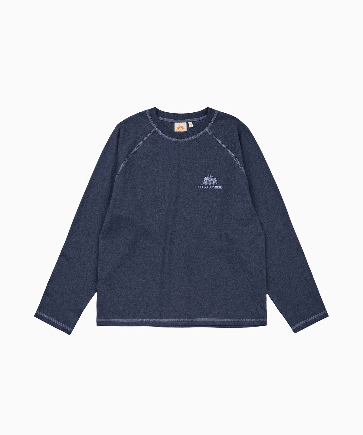 헬로 선라이즈(HELLO SUNRISE) OG Logo Raglan L/S Tee_Navy