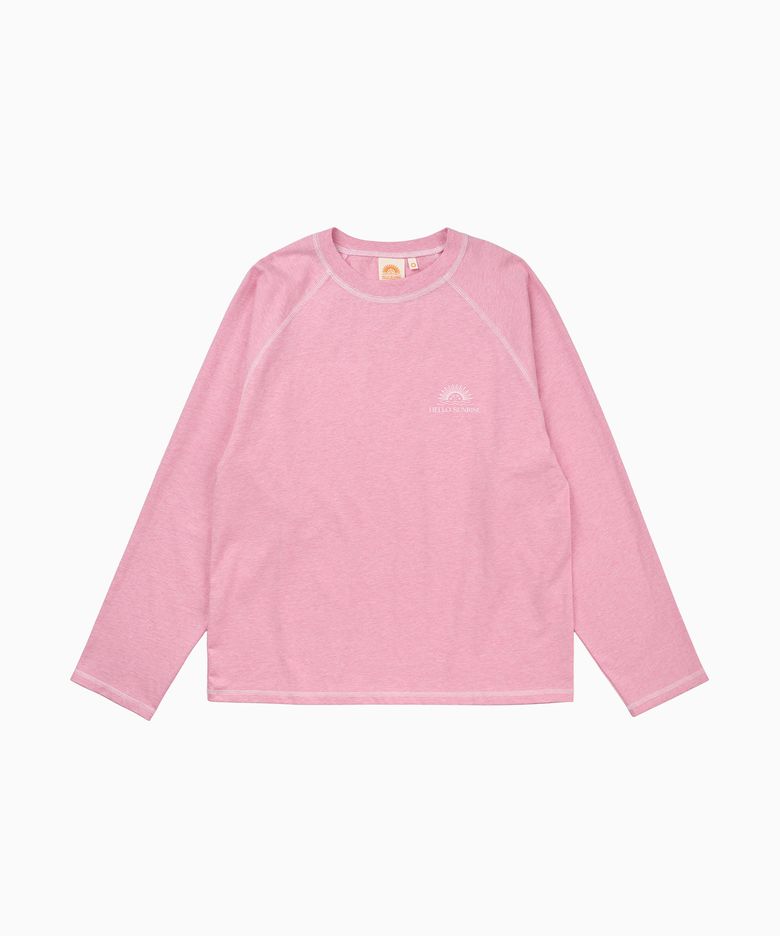 OG Logo Raglan L/S Tee_Pink