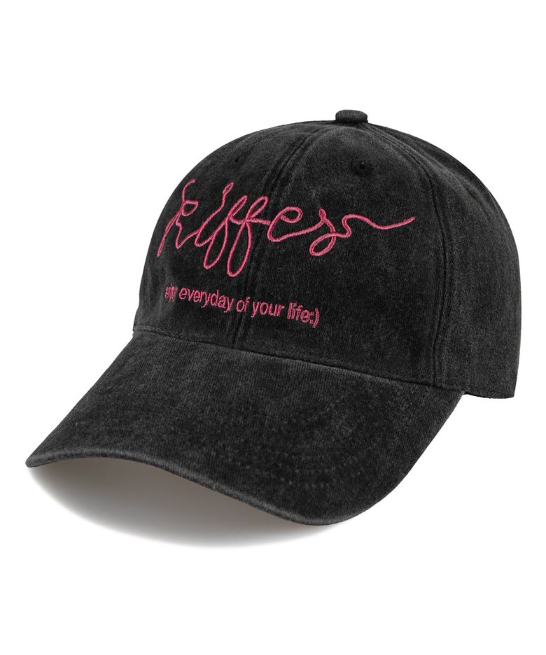Je Kiffe Stone washed Ball cap-charcoal