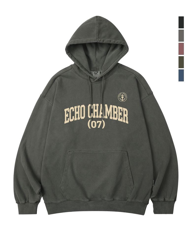 Echo Chamber 피그먼트 오버핏 후드_5 COL