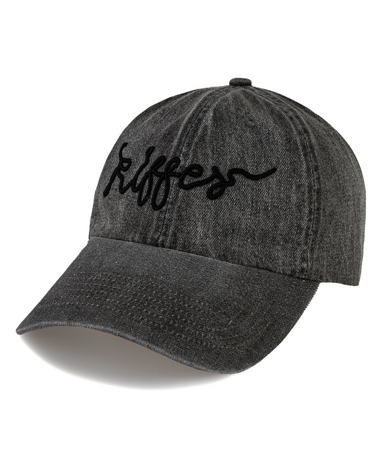 Kiffer Ball cap-light black denim