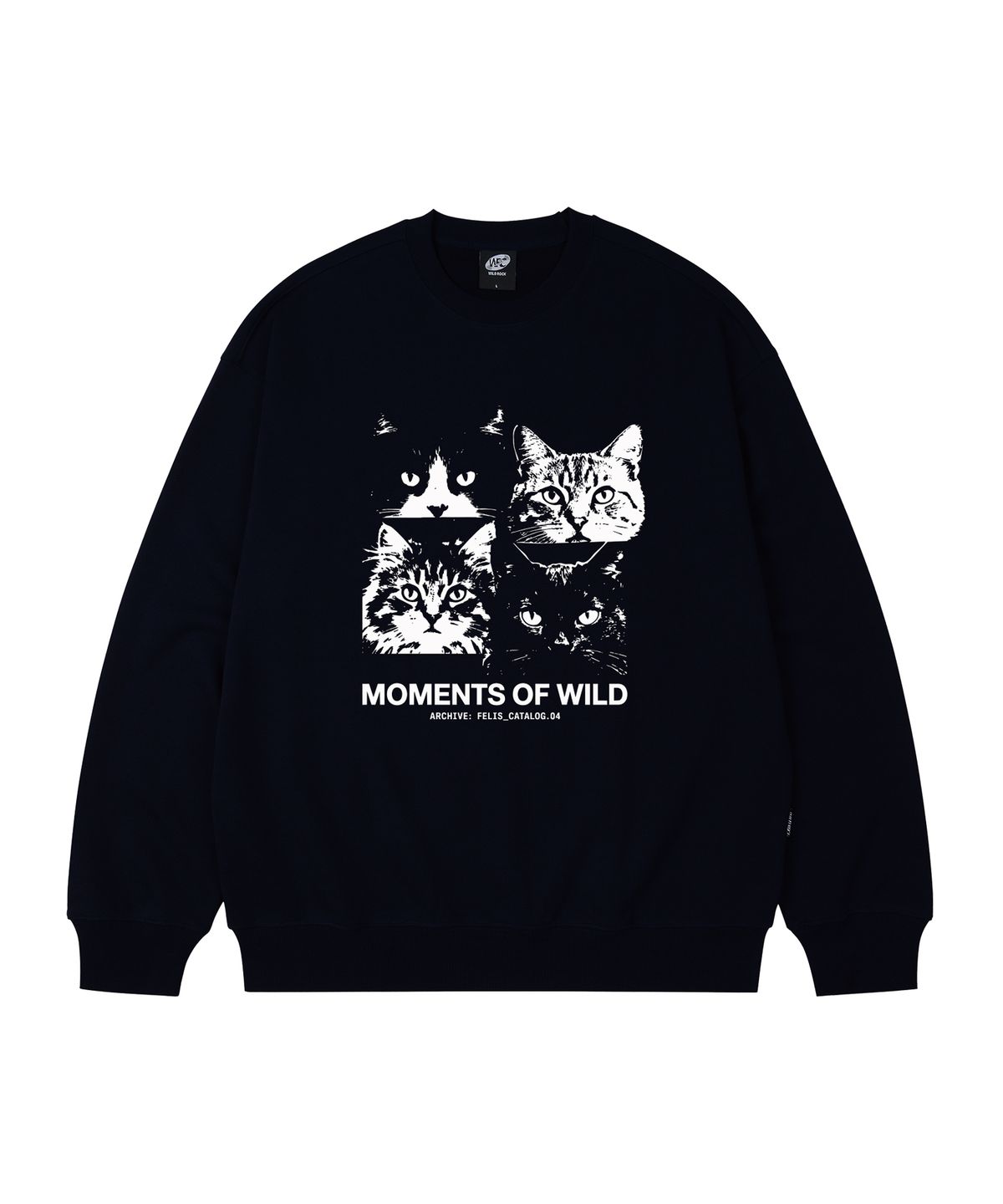 와일드락(WILDROCK) Moments Of Wild 오버핏 맨투맨_9 COL