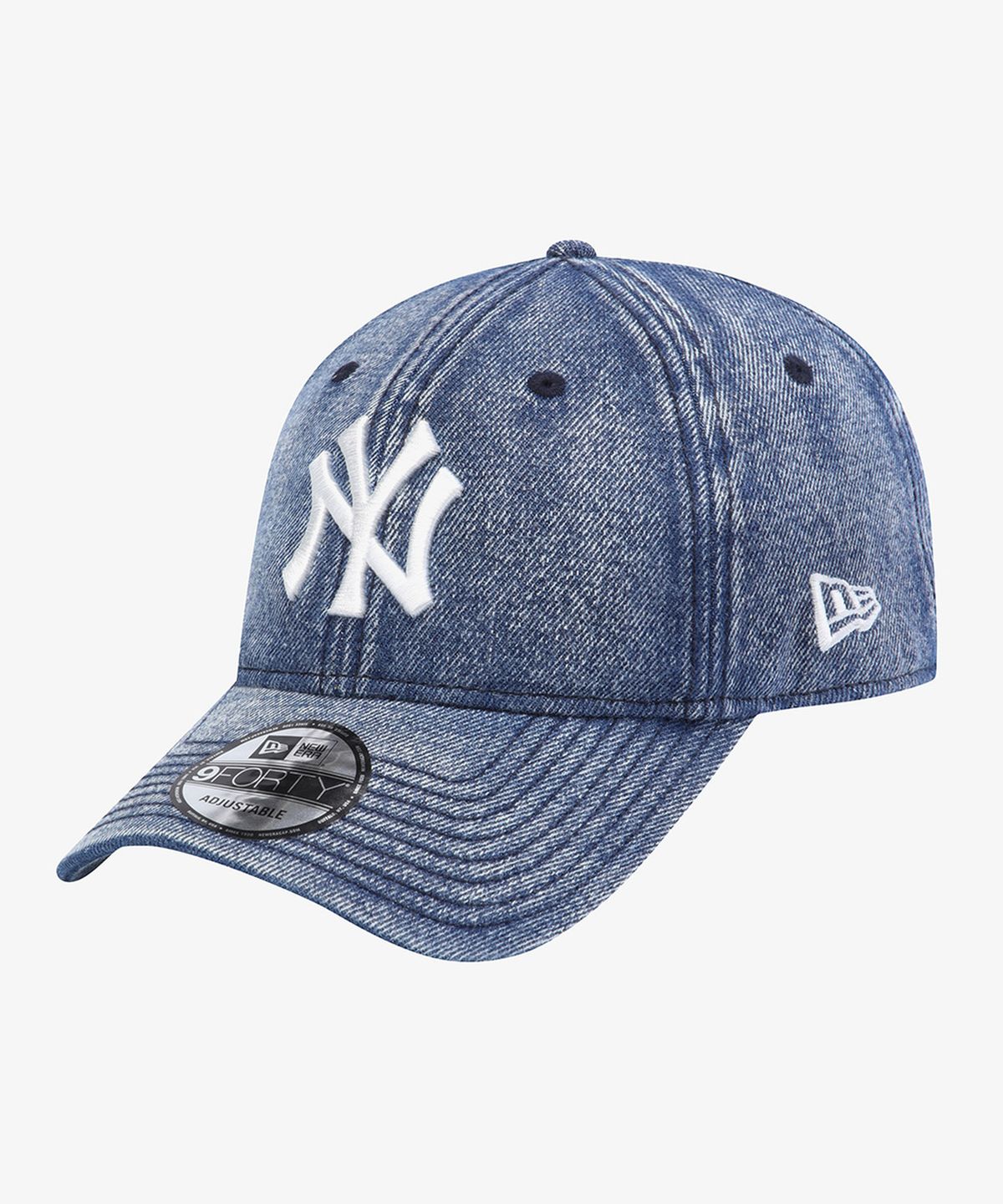 뉴에라(NEW ERA) MLB 뉴욕 양키스 스노우 워시 데님 언스트럭쳐 볼캡 데님 15411758