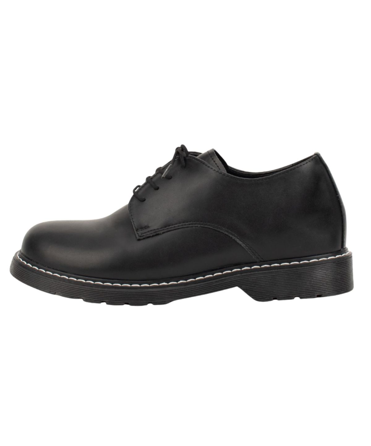 디퍼슈(DIFFERSHOE) 남성 스티치 더비슈즈 6.5CM 블랙