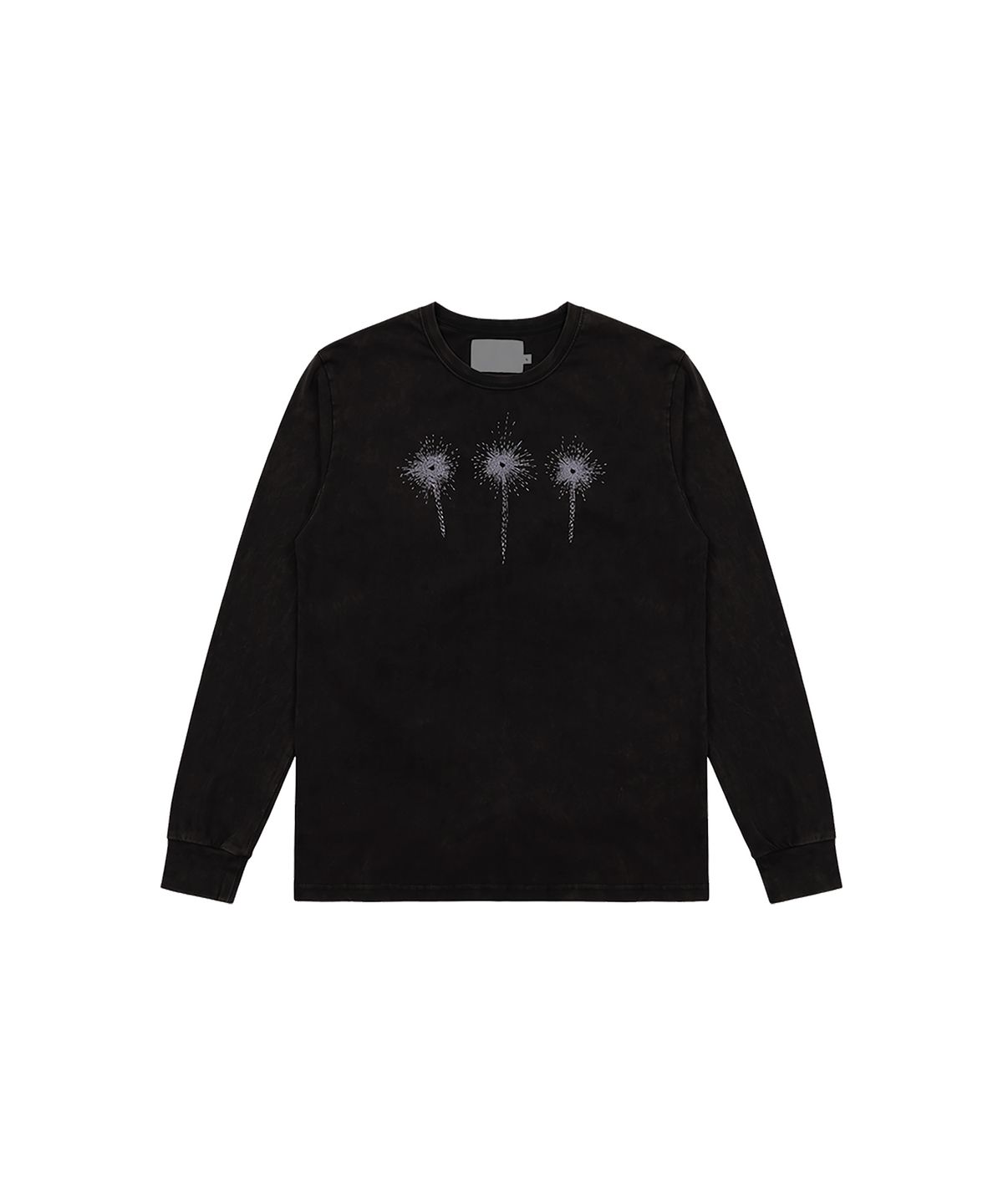 음양(EYC) Wild Flower Long Sleeve T-shirt (Black)