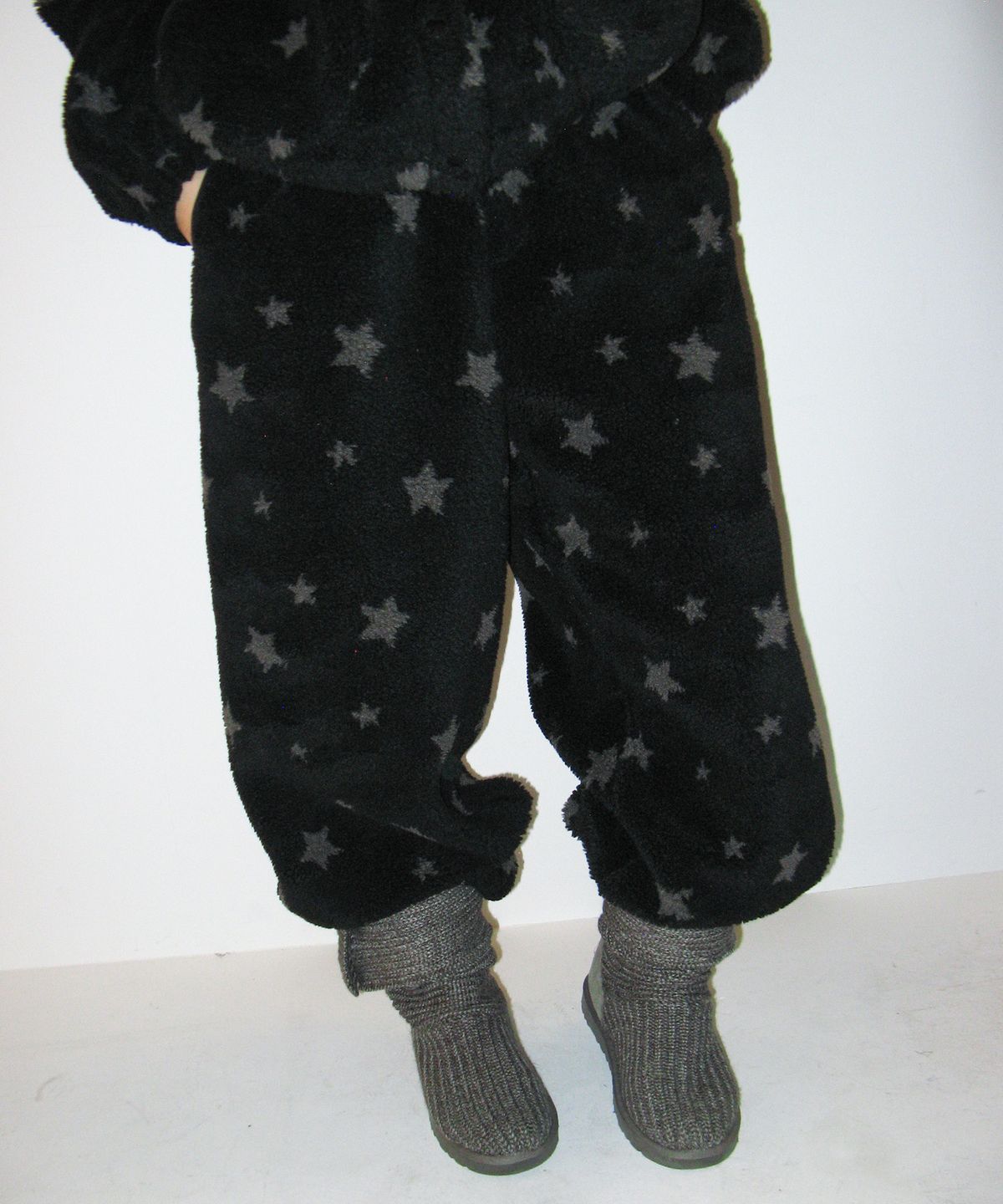 아메스 월드와이드(AMES-WORLDWIDE) STARRY BOA PANTS BLACK