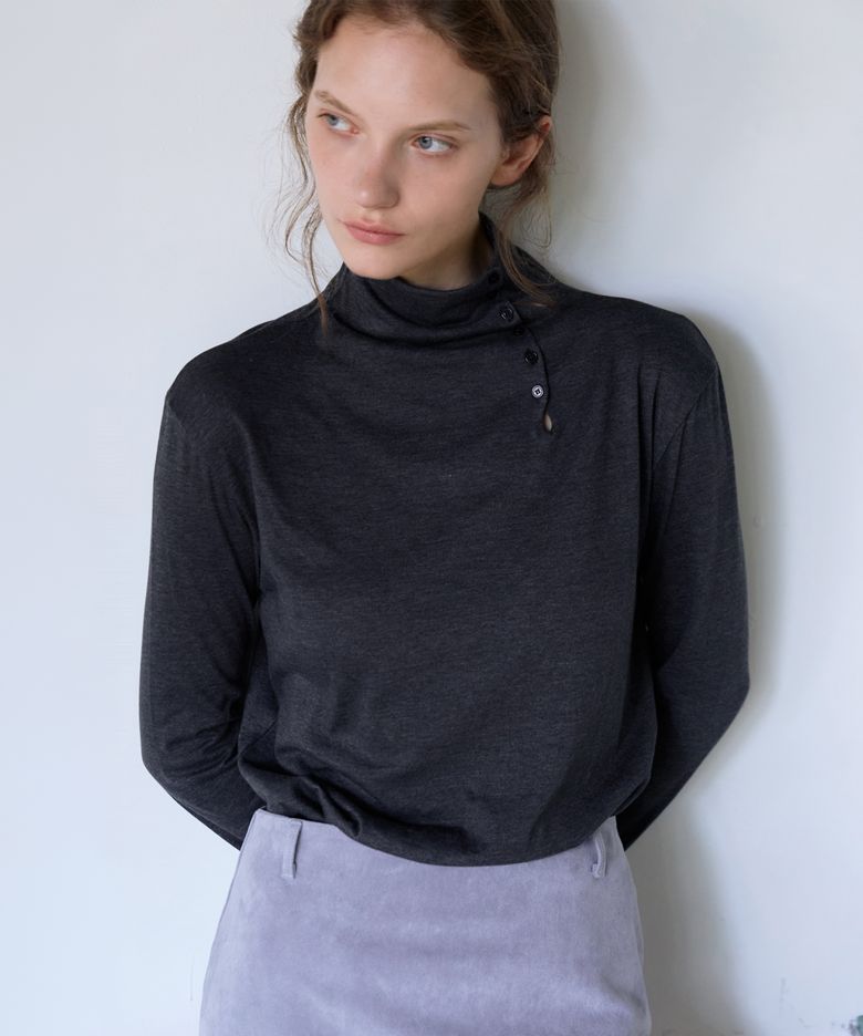 Button polar t-shirt
