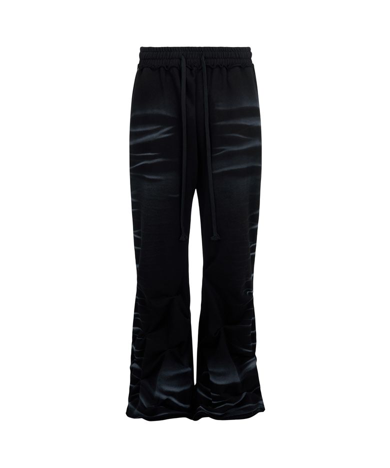 Dirty Flare Sweatpants_[Black]