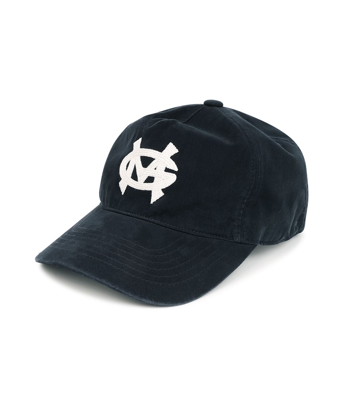 마하그리드(MAHAGRID) VINTAGE WASHED MG LOGO 5 PANEL CAP [NAVY]