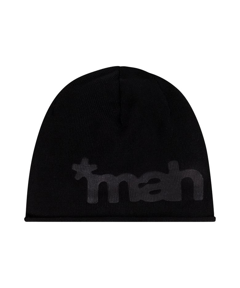[10주년] mah LOGO ROLL BEANIE[BLACK]
