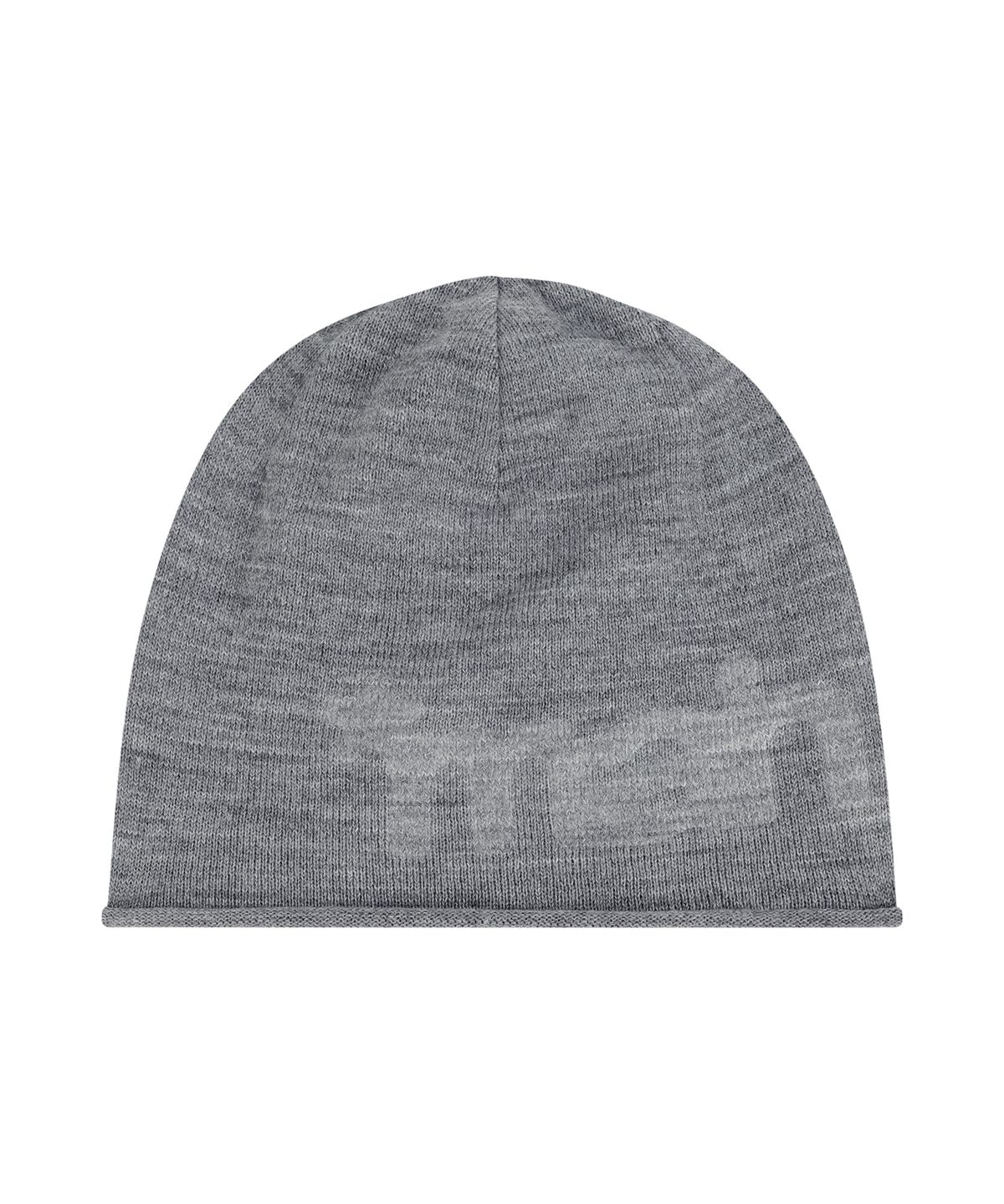 마하그리드(MAHAGRID) [10주년] mah LOGO ROLL BEANIE[GREY]