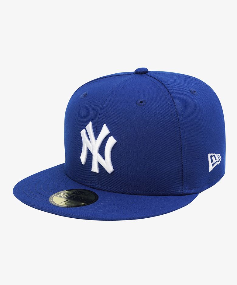 MLB 뉴욕 양키스 베이직 팀 피티드캡 로얄 15411790