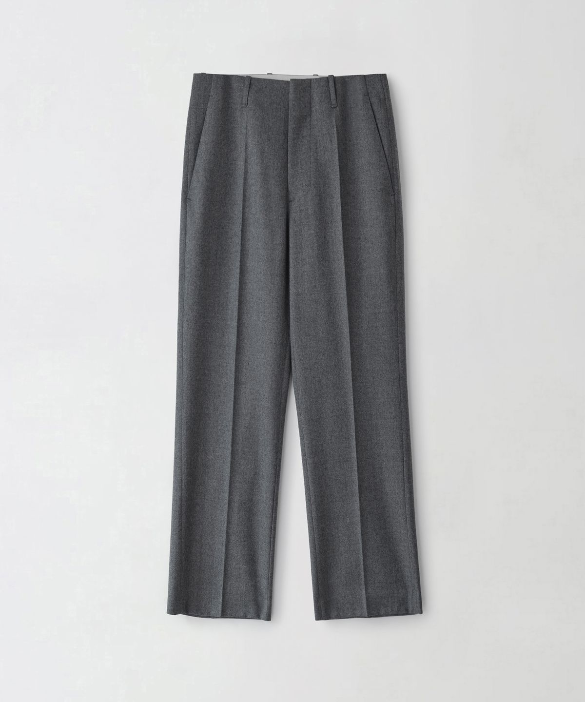 알포(R-4) R-0076 / PURE WOOL TROUSERS(GREY)