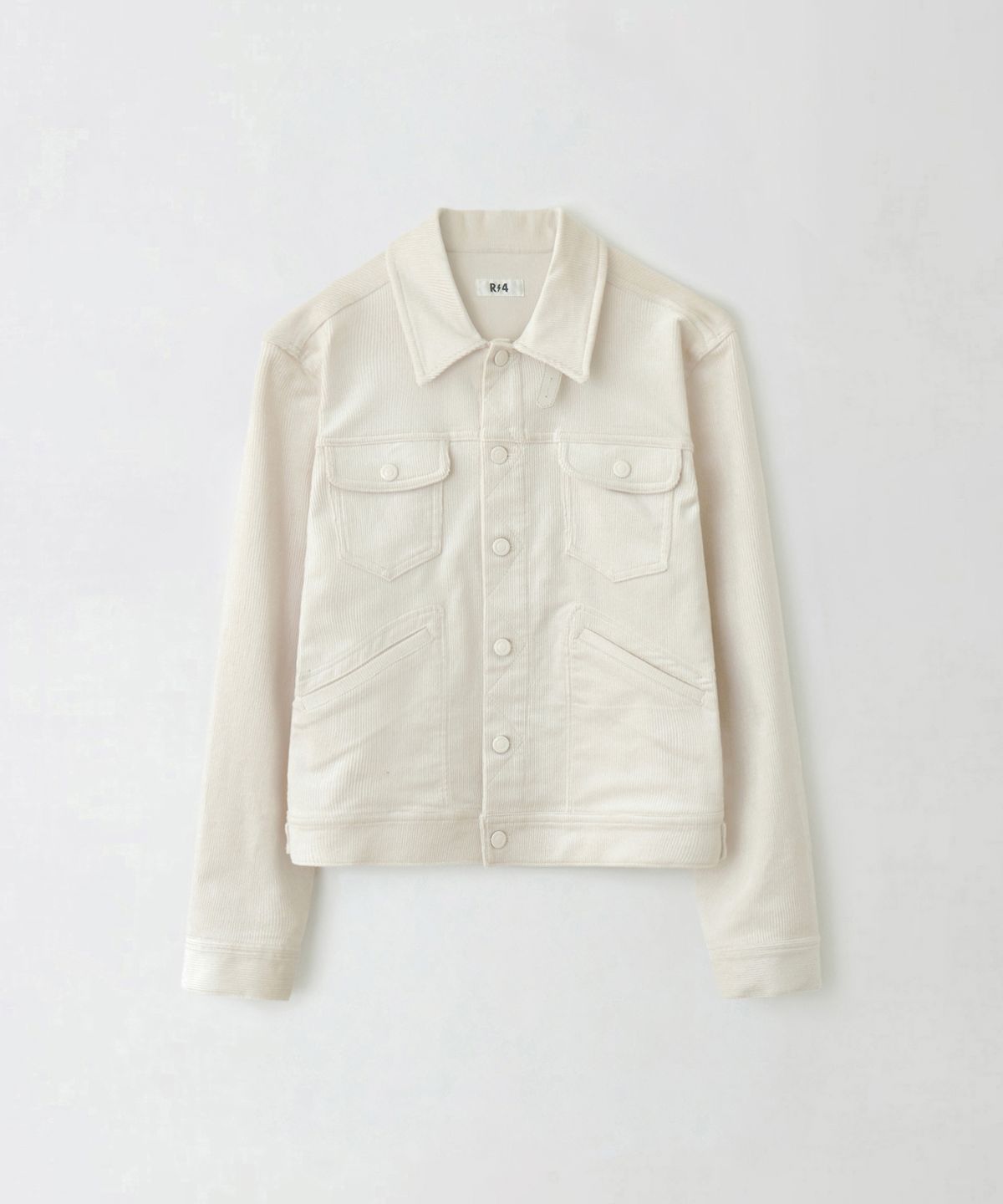 알포(R-4) R-0077 / TENCEL CORD TRUCKER(IVORY)