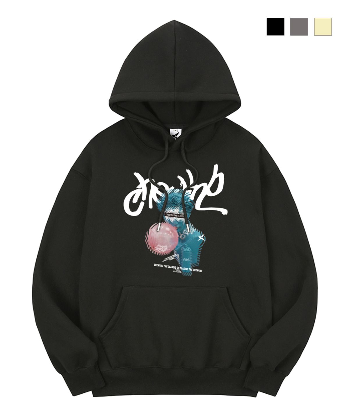 스핏싯(SPITXIT) 츄잉 더 클래식 후드 티셔츠 3COLOR