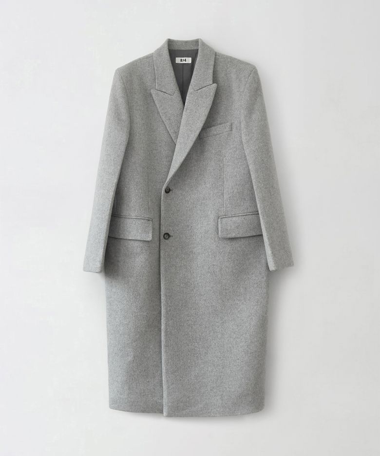 R-0079 / WOOL DOUBLE COAT(GREY)
