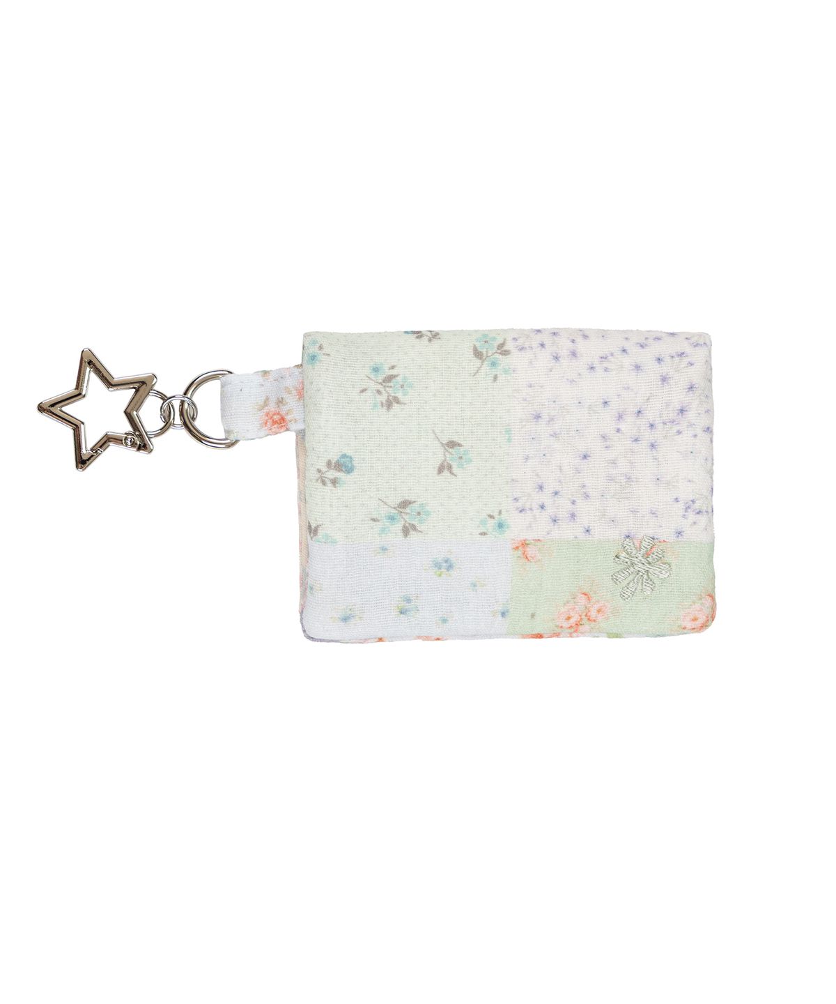 오피쉬(OAFISH) Floral Patchwork Wallet, Mint