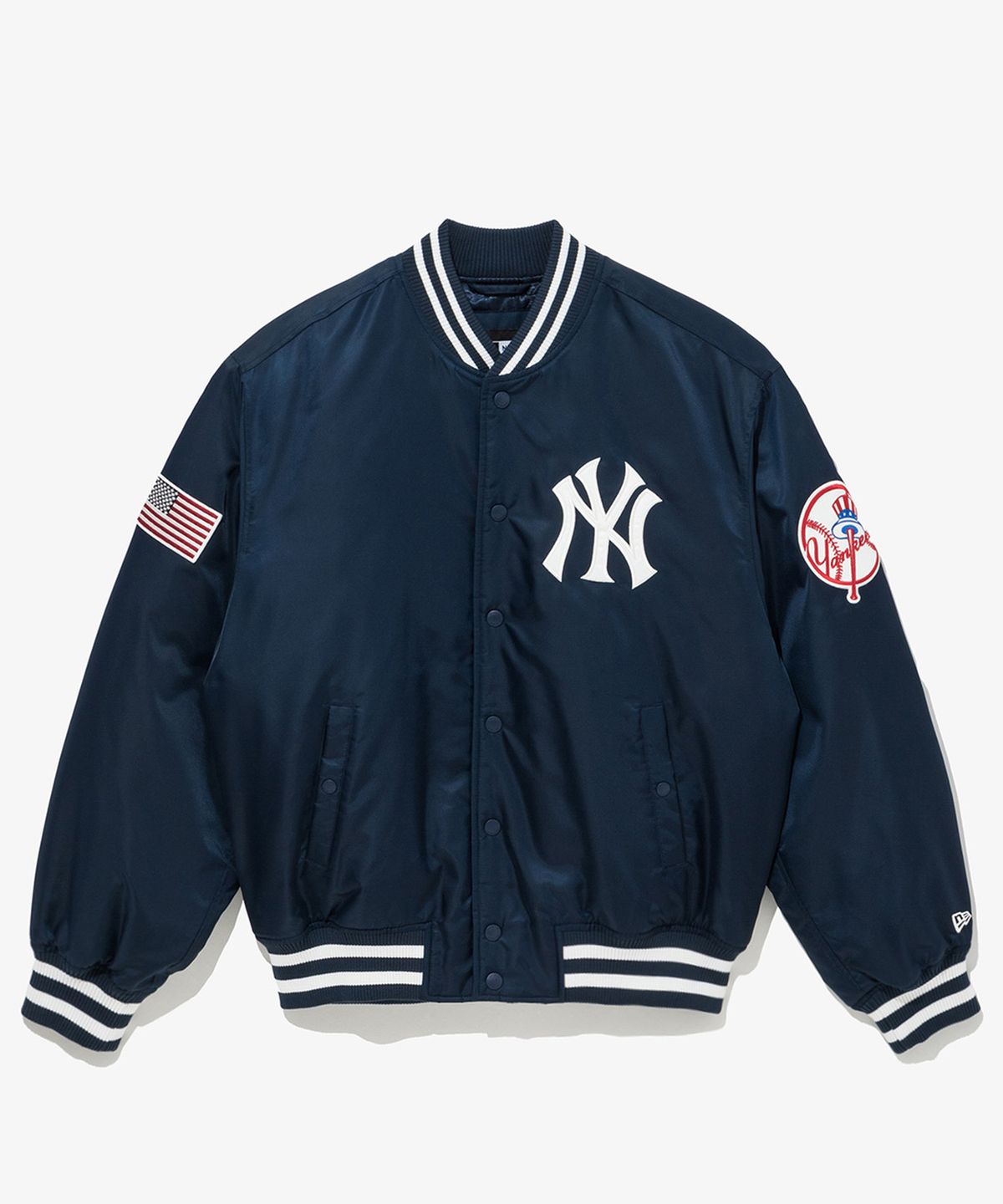 뉴에라(NEW ERA) MLB 뉴욕 양키스 어센틱 스타디움 재킷 네이비 14742064