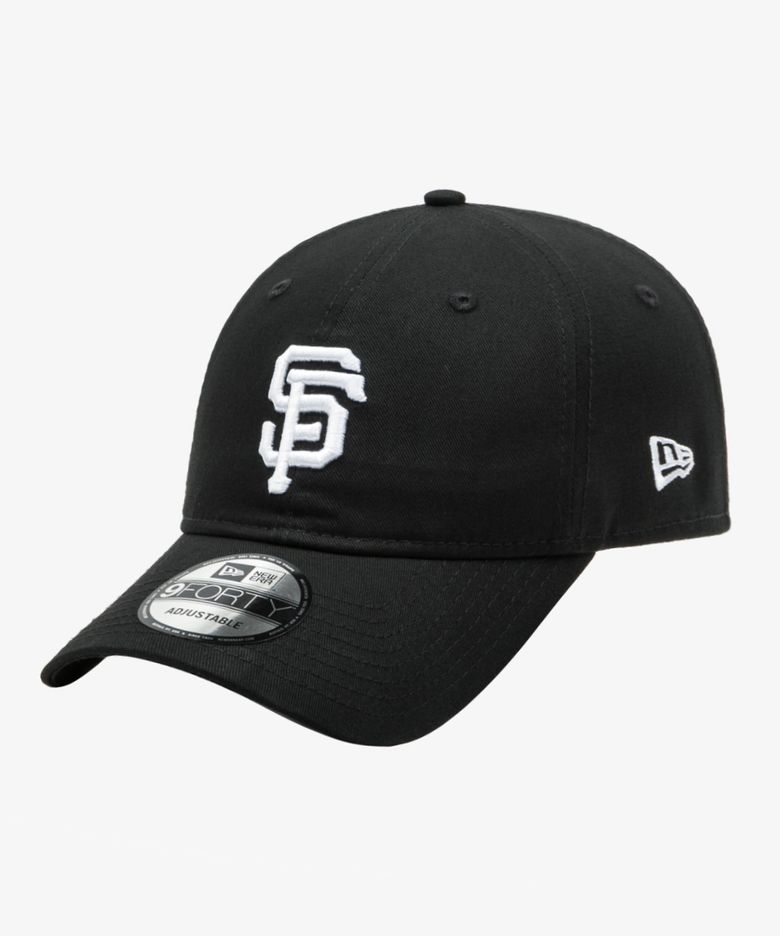 MLB 샌프란시스코 자이언츠 미디움 로고 언스트럭쳐 볼캡 블랙 14392417