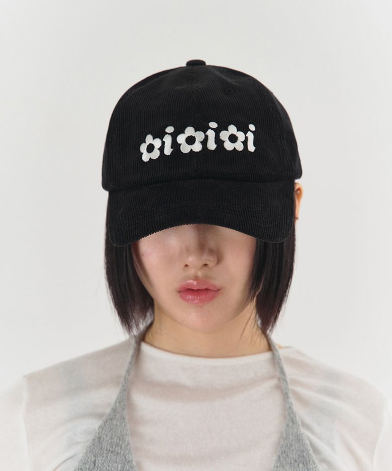 마크 볼캡 블랙