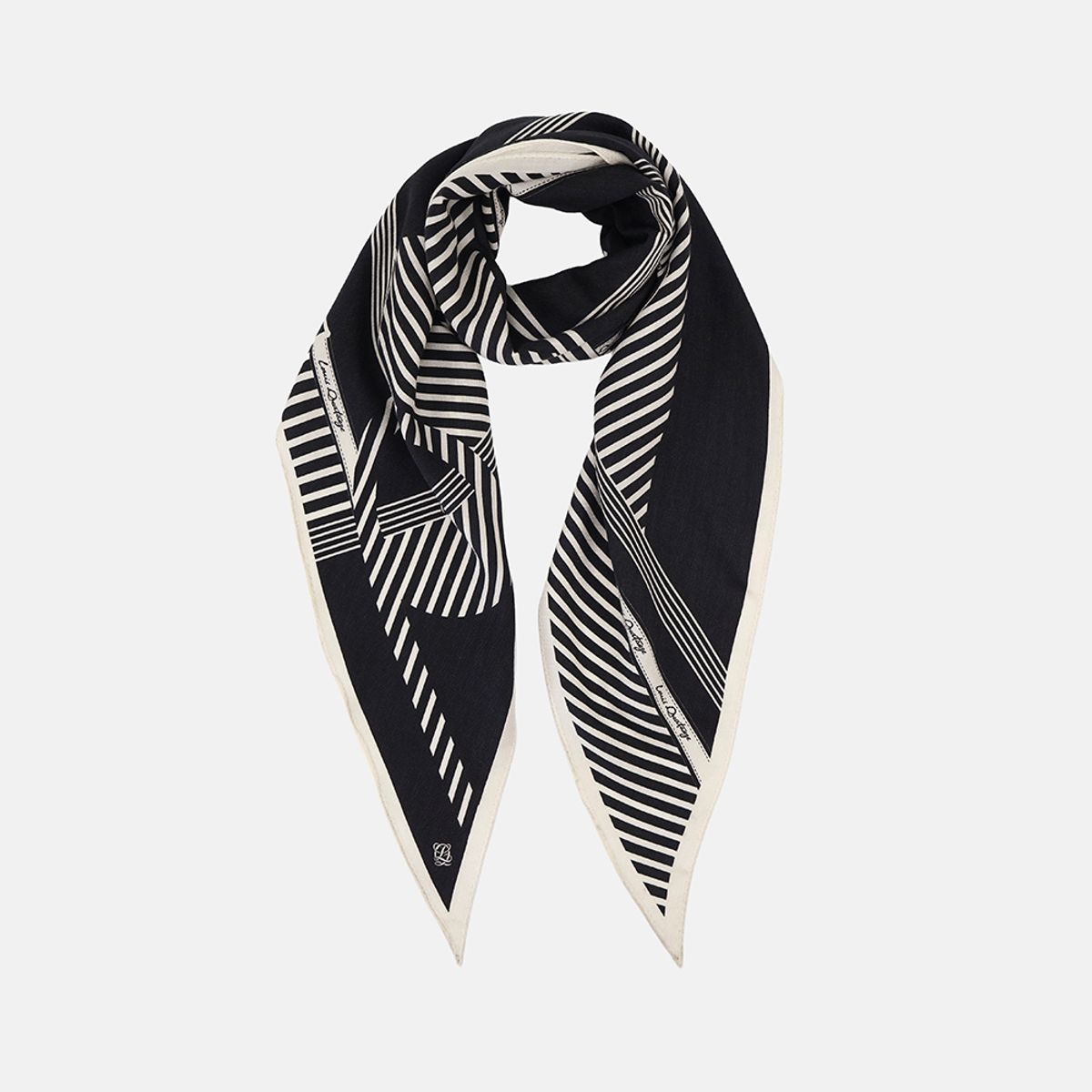 루이까또즈스카프(LOUIS QUATORZE SCARF) 트라세마름모 울실크 스카프 1GSD158