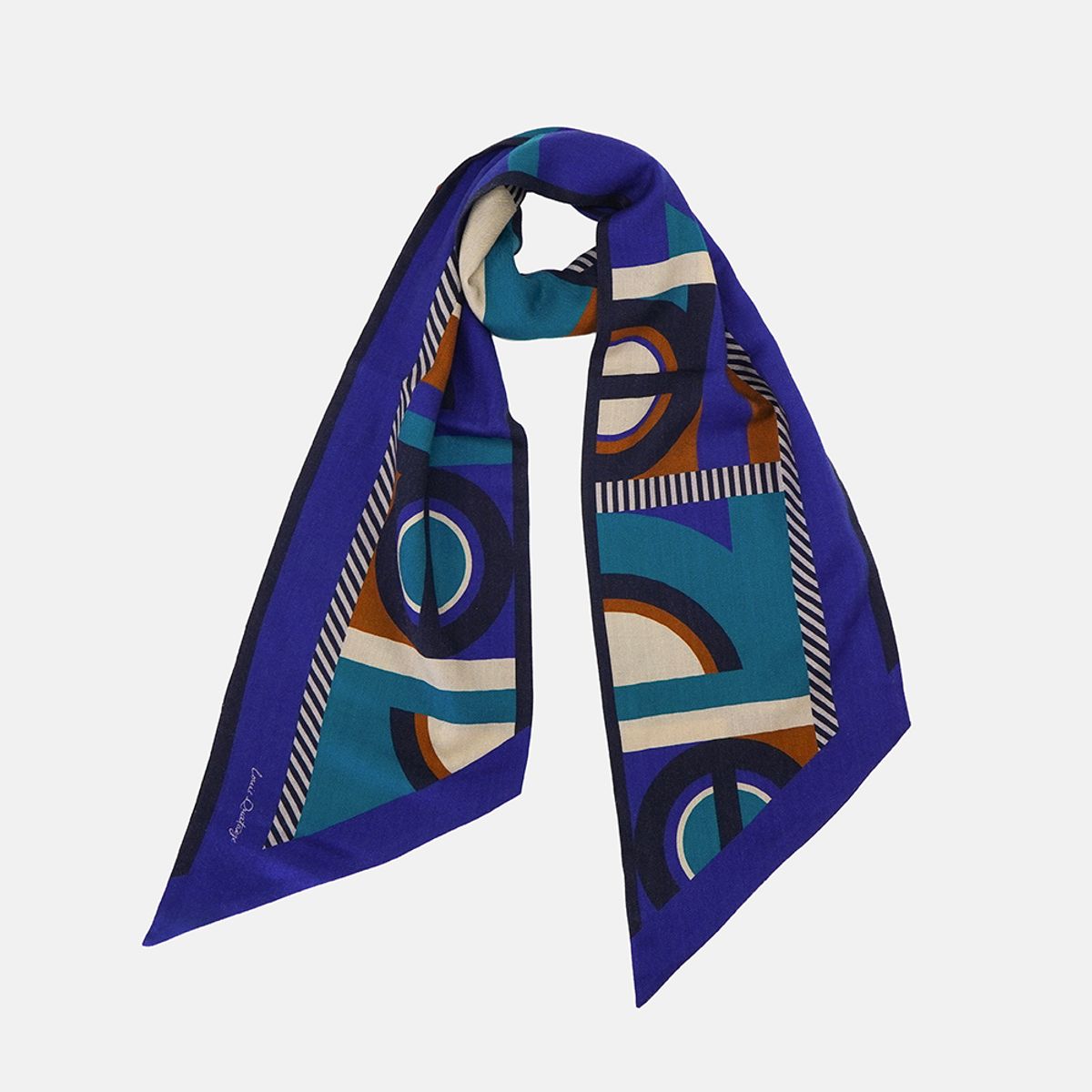 루이까또즈스카프(LOUIS QUATORZE SCARF) 바우시스 울실크 방도 스카프 1GSB153