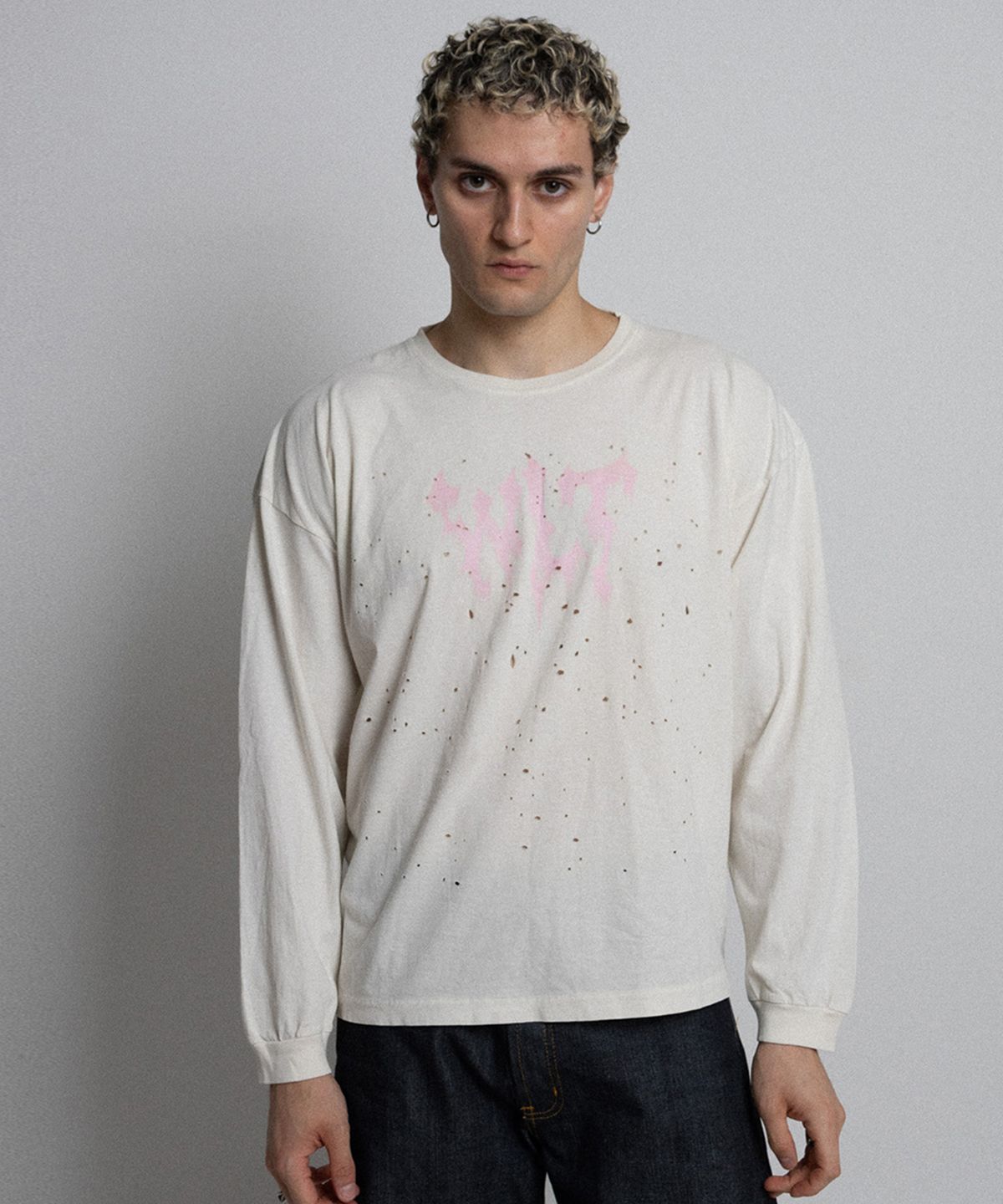 위러브티(WELOVETEE) HEAVY METAL TEE [IVORY]