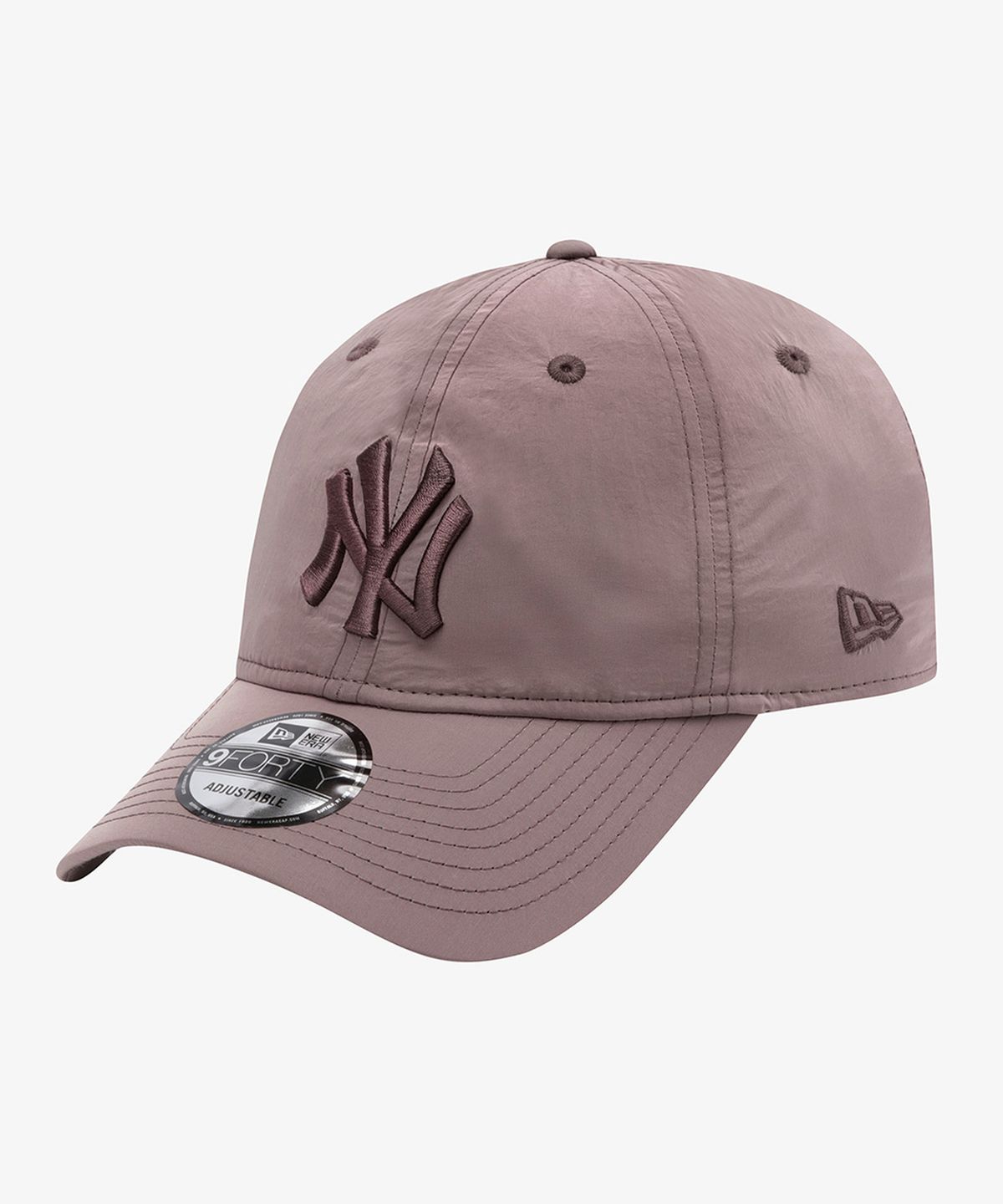 뉴에라(NEW ERA) MLB 뉴욕 양키스 나일론 메탈 26 언스트럭쳐 볼캡 핑크 베이지 15131655