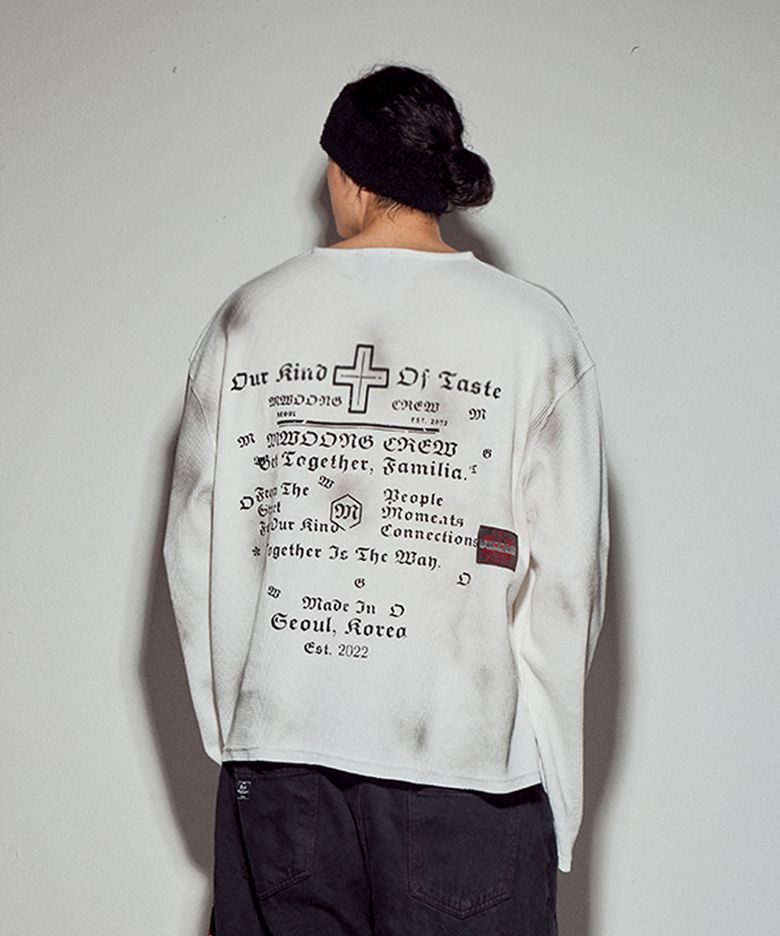 Cross heavy waffle LS-IV dirty