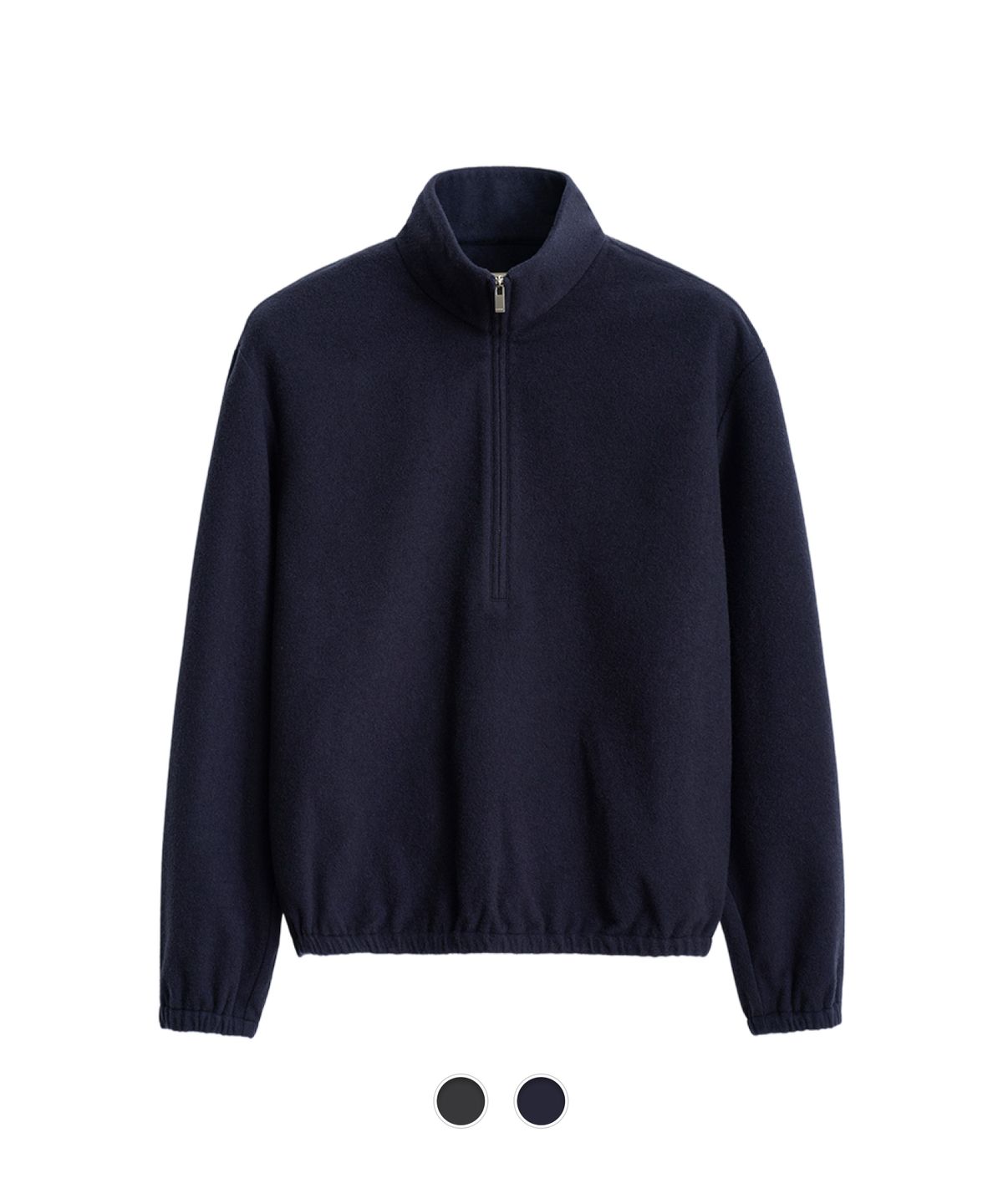 포터리(POTTERY) Wool Jersey Half Zip-Up - 2 Color