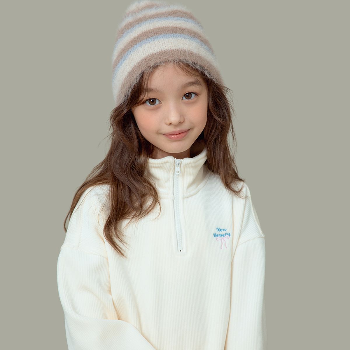 스타일노리터(STYLE NORITER) 디어 벨로아 하프 집업 맨투맨