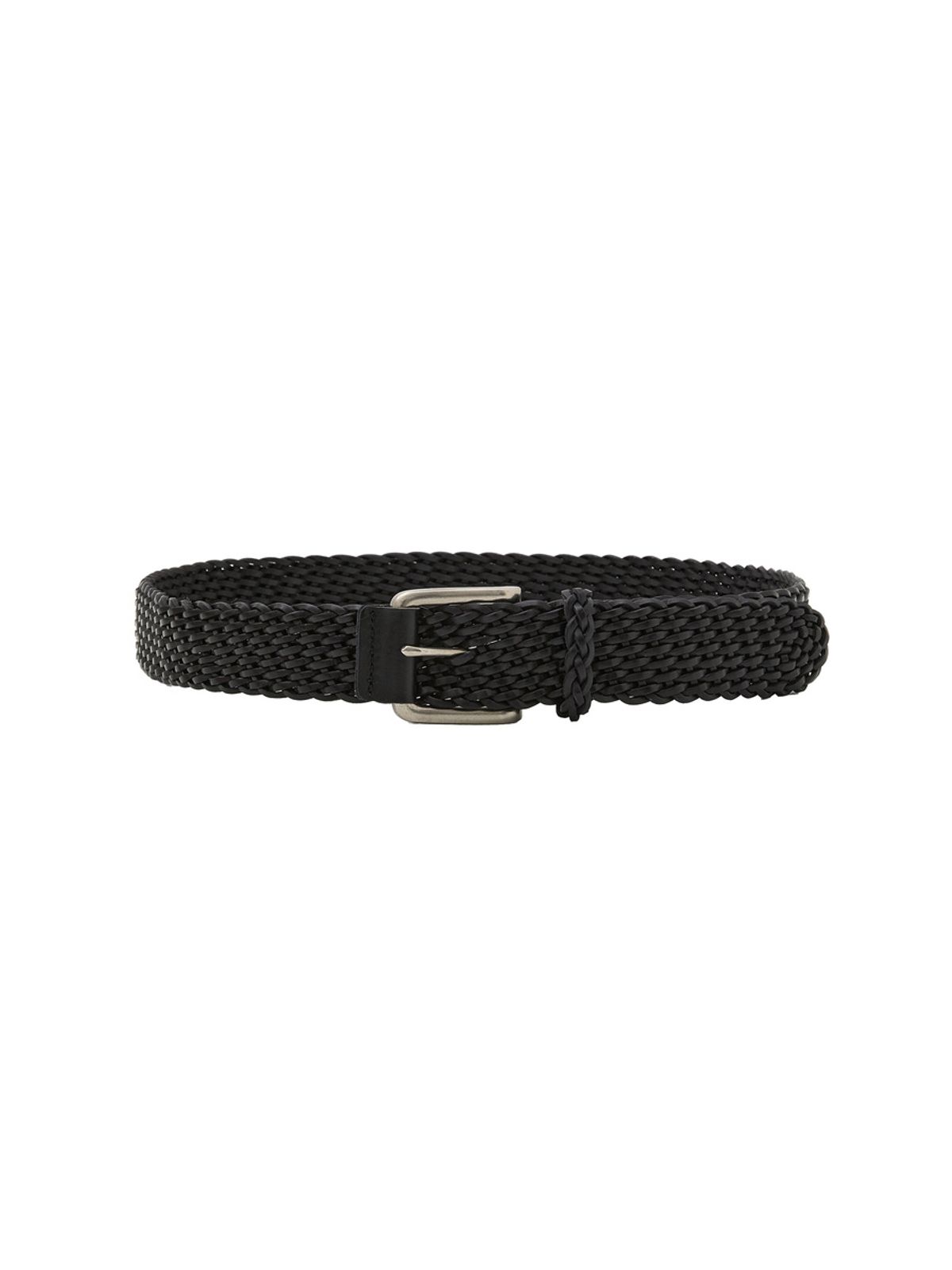 글로니(GLOWNY) G TWIST LEATHER BELT (BLACK)