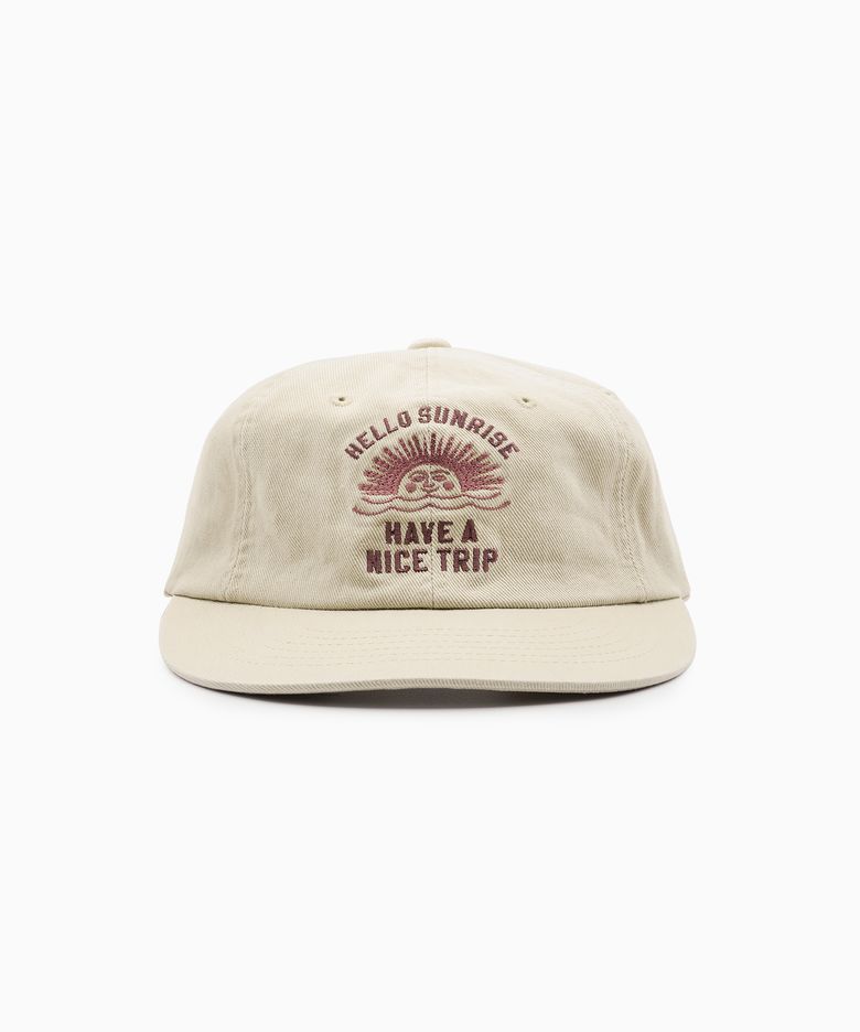 VTG Arch Logo Relaxed Fit 6P Cap_Beige