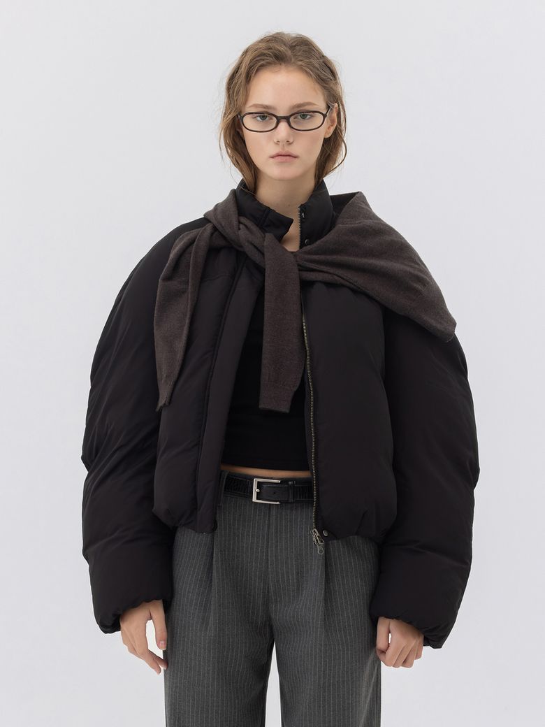 G NUAGE PUFFER JACKET (BLACK)