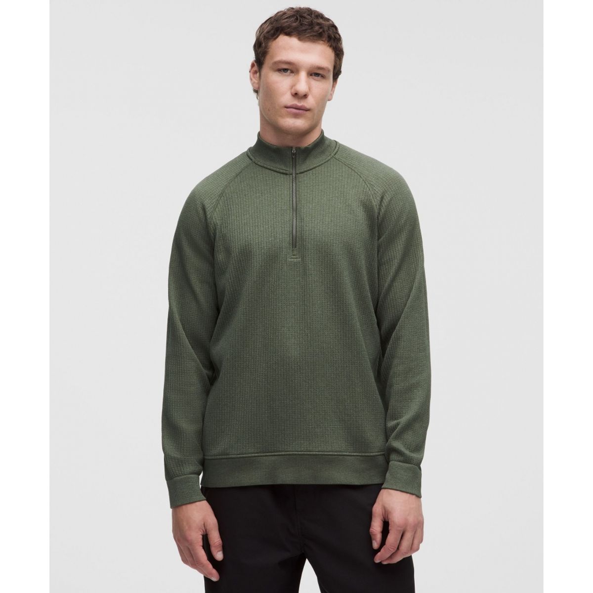 룰루레몬(LULULEMON) 엔지니어드 웜스 하프집  DPFT SYEG